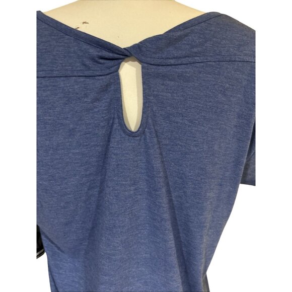 NEW Memphis Tigers UM Colosseum Secrets SS Blue Distressed Tee T Shirt Womens M - Picture 7 of 8